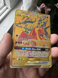 Reshiram & Charizard GX SM247 Holo Card - Image 2