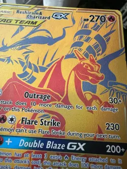 Reshiram & Charizard GX SM247 Holo Card - Image 4