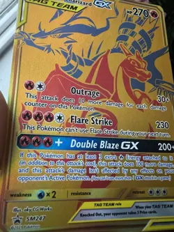 Reshiram & Charizard GX SM247 Holo Card - Image 5