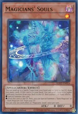 Yugioh - Magicians' Souls - 1st Edition Super Rare NM - Free Holo Card - Image 1