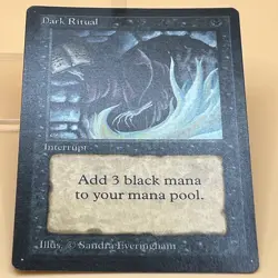 MTG Dark Ritual - Beta (1993) - Black Interrupt - Vintage Magic Card⭐⭐LP⭐⭐ - Image 4
