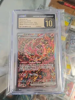 CGC PRISTINE 10 Oricorio EX 024 Promo Mega Charizard UPC Promo Pokemon Card - Image 1