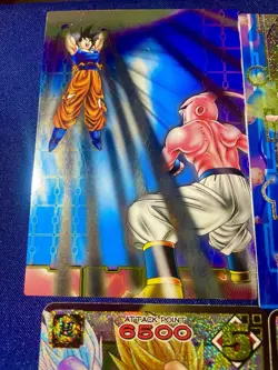 Dragon Ball Z Rare Card Lot x8 Japanese Holo Prism Super Rare Set - Image 2