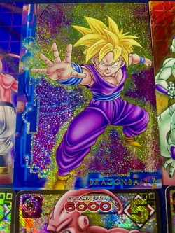 Dragon Ball Z Rare Card Lot x8 Japanese Holo Prism Super Rare Set - Image 3