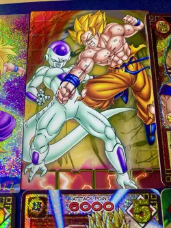 Dragon Ball Z Rare Card Lot x8 Japanese Holo Prism Super Rare Set - Image 4