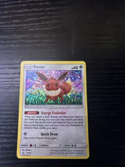 Pokemon TCG Eevee Holo Promo Card 11/12 McDonald's 2018 NM - Image 1