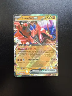 FREE SHIPPING Koraidon ex 029 Sv: Scarlet & Violet Promo Cards Holo - Image 1