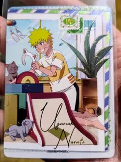 Naruto Uzumaki & Sasuke Uchiha Naruto Kayou PU-005 & PU-006 English Cards NM - Image 2