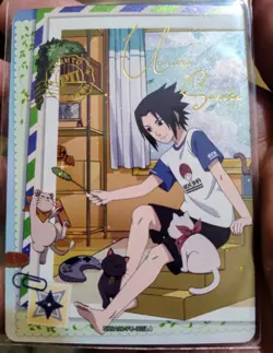 Naruto Uzumaki & Sasuke Uchiha Naruto Kayou PU-005 & PU-006 English Cards NM - Image 4