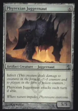 Phyrexian Juggernaut - Mirrodin Besieged: #121, Magic: The Gathering Lp C283 - Image 1