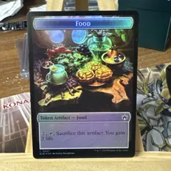 MTG *Coruscation Mage | Food Foil Double Sided Token X1* (NM) Bloomburrow Magic - Image 2