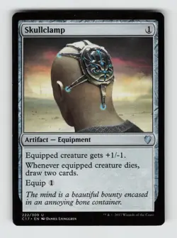 Skullclamp*Non-Foil* Commander 2017 222 LP - Image 1