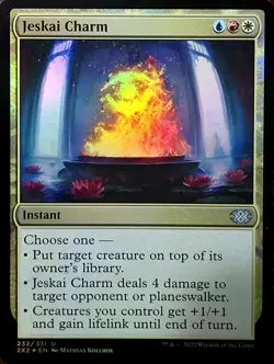 X 1 Jeskai Charm FOIL NM-M Double Masters 232 MTG Magic The Gathering - Image 1