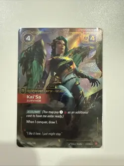 Riftbound Kai'sa Survivor Alternate Art ENGLISH 039a/298 Near Mint - Image 1