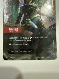 Riftbound Kai'sa Survivor Alternate Art ENGLISH 039a/298 Near Mint - Image 3