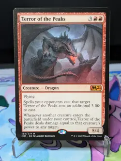 MTG Core Set 2021- Terror of the Peaks Regular 164 - Image 1