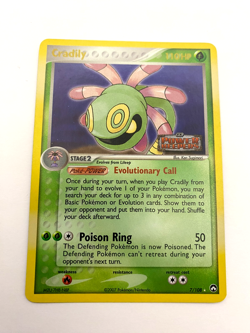 Pokemon Card - Reverse-Holo Cradily 7/108 EX Power Keepers *LP* Rare - Image 1