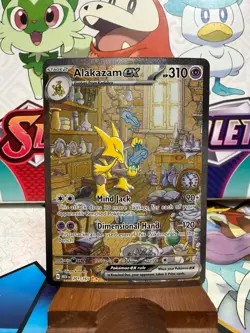 Alakazam ex 201/165 SIR Alt Art - 151 English - Pokemon TCG - SHIPS FAST - Image 1