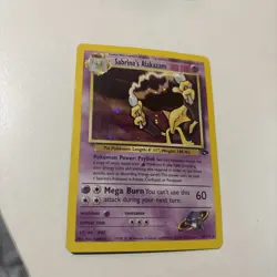 Sabrina's Alakazam 16/132 Gym Challenge Holo Pokemon - Image 1