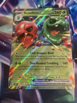 Pokemon TCG Scovillain ex 022/162 Double Rare Temporal Forces NM/M - Image 1