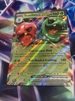 Pokemon TCG Scovillain ex 022/162 Double Rare Temporal Forces NM/M - Image 2