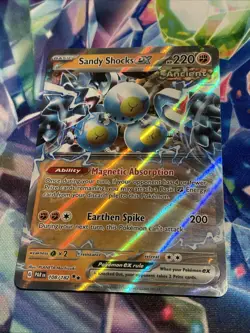 Pokemon TCG Sandy Shocks ex 108/182 Double Rare Paradox Rift NM/M - Image 2