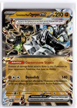 Cornerstone Mask Ogerpon ex - SV06: Twilight Masquerade 112/167 Pokemon SV06: Tw - Image 1