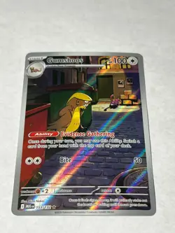 Gumshoos 153/132 Illustration Rare Mega Evolution Pokemon Near Mint - Image 1