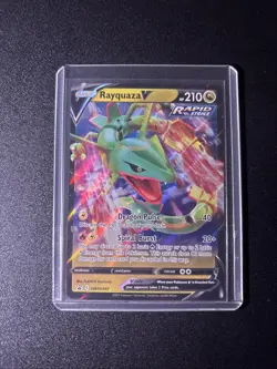 Rayquaza V SWSH Black Star Promos SWSH147 Holo Promo Pokemon TCG NM - Image 1