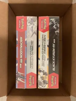Pokemon Black Kyurem/Melmental + Reshiram/Archaludon EX Box Bundles - New Sealed - Image 1