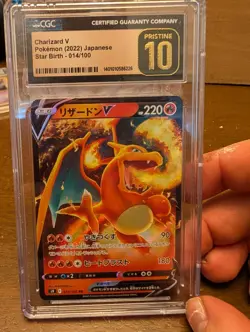 Charizard V 014/100 CGC Pristine 10 - Japanese Star Birth - Pokemon TCG - S9 - Image 1