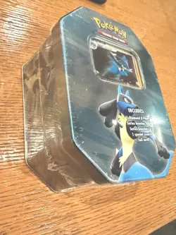 Pokemon TCG Lucario Factory Sealed Tin - Diamond & Pearl / EX Series Era - Image 1