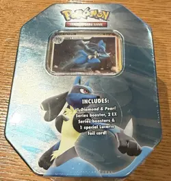 Pokemon TCG Lucario Factory Sealed Tin - Diamond & Pearl / EX Series Era - Image 2