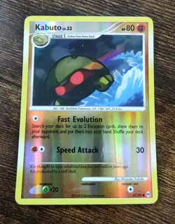 Kabuto 67/99 Reverse Holo Platinum Arceus Pokemon - Image 1