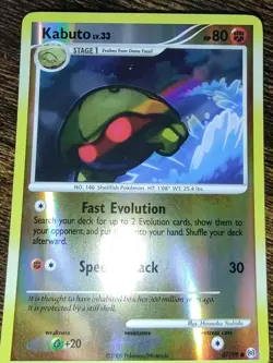 Kabuto 67/99 Reverse Holo Platinum Arceus Pokemon - Image 2