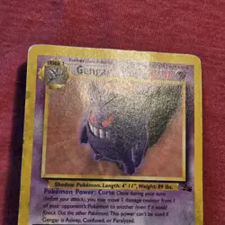 Pokemon 1999 Fossil: Gengar 20/62 - HP/DMG - Image 4