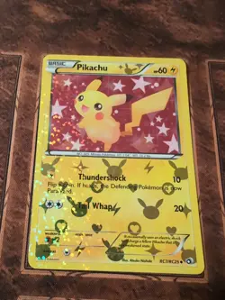 1x Pikachu RC7/RC25 Legendary Treasures Radiant Collection Pokemon LP - Image 1