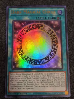 Yugioh Dark Magical Circle LDS3-EN093 Ultra Rare 1st Ed Gold NM - Image 1