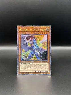 YuGiOh! White Dragon Wyverburster RA04-EN203 1st Edition - Quarter Century Rare - Image 1