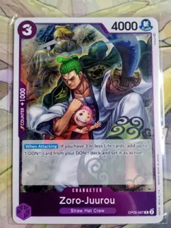 One Piece CCG: Zoro-Juurou #OP05-067 Rare Holofoil Monkey.D.Luffy - Image 2