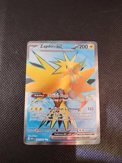 Zapdos ex - SV: Scarlet & Violet 151 Ultra Rare Holo Pokemon TCG Card 192/165 NM - Image 1