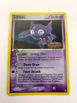 Pokemon Card - Reverse-Holo Sableye 22/108 EX Power Keepers *MP* Rare - Image 1