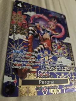 Bandai One Piece Card Game OP14 Perona OP06-093 Special Holo Character Card - Image 2