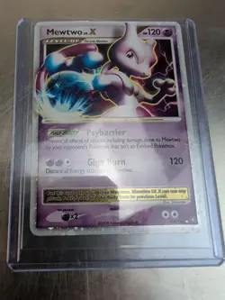 MEWTWO LV. X Legends Awakened POKEMON Holo Level Up 2008 Trading Card 144/146... - Image 2
