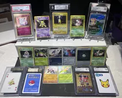 🀄Assorted Japanese Pokemon Slab/Card Lot| Old Back| Vintage| Mid-Era| GRADED - Image 1