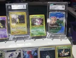 🀄Assorted Japanese Pokemon Slab/Card Lot| Old Back| Vintage| Mid-Era| GRADED - Image 3