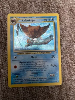 Kabutops - 6/75 - Pokemon Neo Discovery Unlimited Holo Rare Card WOTC LP - Image 4