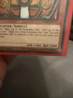 Yu-Gi-Oh! Exodia 5-Card Set YGLD-ENA17-21 Ultra Rare 1st Edition LP Condition - Image 4