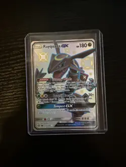 Pokemon TCG Shiny Rayquaza GX Promo Card 177a/168 Hidden Fates NM - Image 1