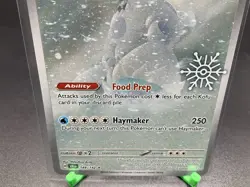 Crabominable 149/142 SCR Holiday Calendar Illustration Rare Pokemon Card NM - Image 4